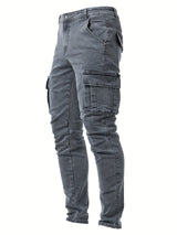 Slim | Men's Trendy Multi-Pocket Cargo Jeans