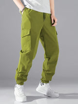 Baggy | Men's Elastic-Waist Streetwear Cargo Pants