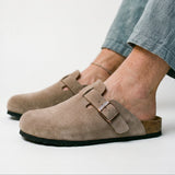 Suede | Men's Classic Slip-On Slippers