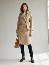 Fenwick | Women's Belted Trench Winter Coat
