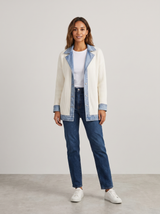 Kristen | Women's Knit Denim Autumn Jacket