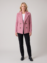 Caroline | Women's Knit Sleeve Blazer Coat