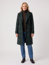 Bethany | Women's Timeless Checkered Overcoat