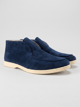 Mariner | Men's Navy Suede Loafers