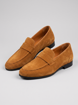 Classic | Men's Caramel Suede Loafers