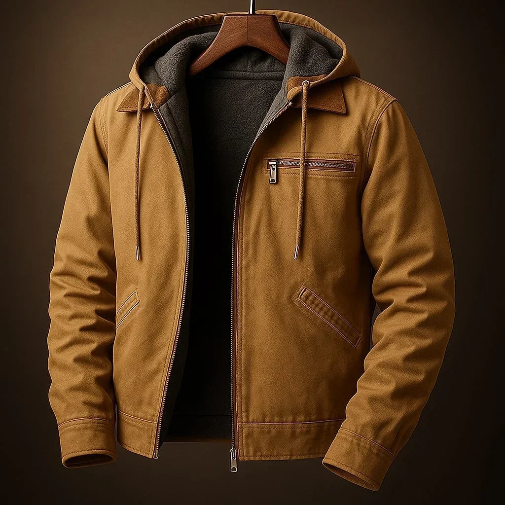 Simon | Hooded Work Jacket