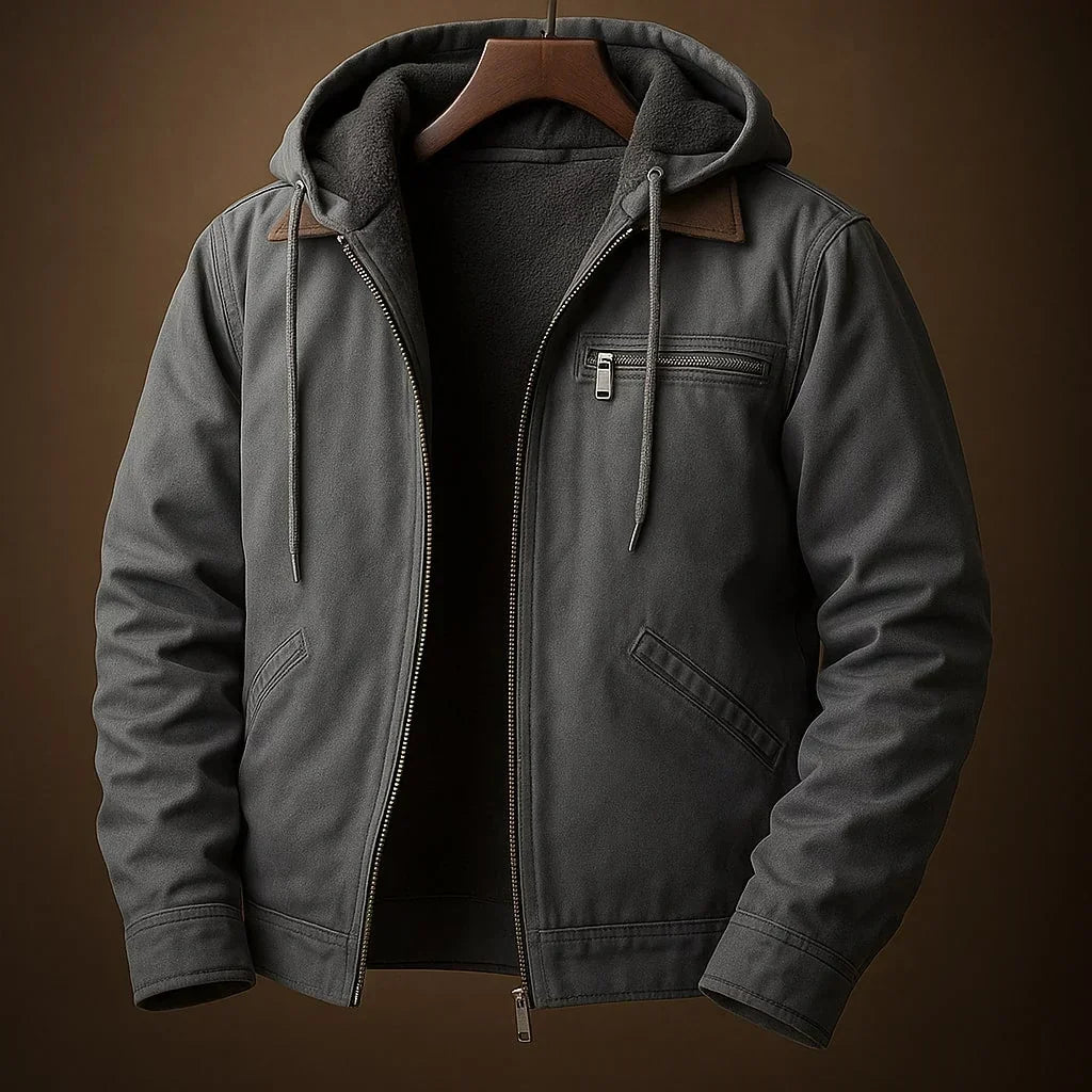 Simon | Hooded Work Jacket