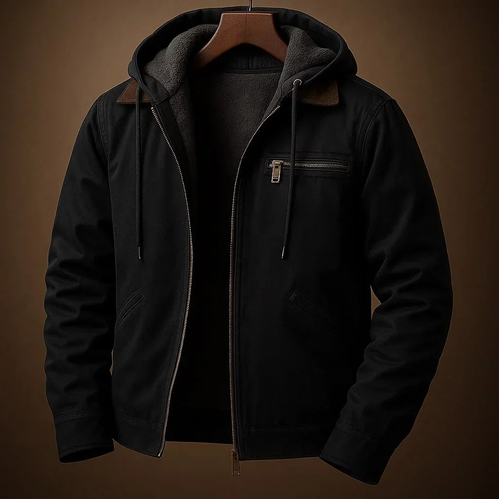 Simon | Hooded Work Jacket