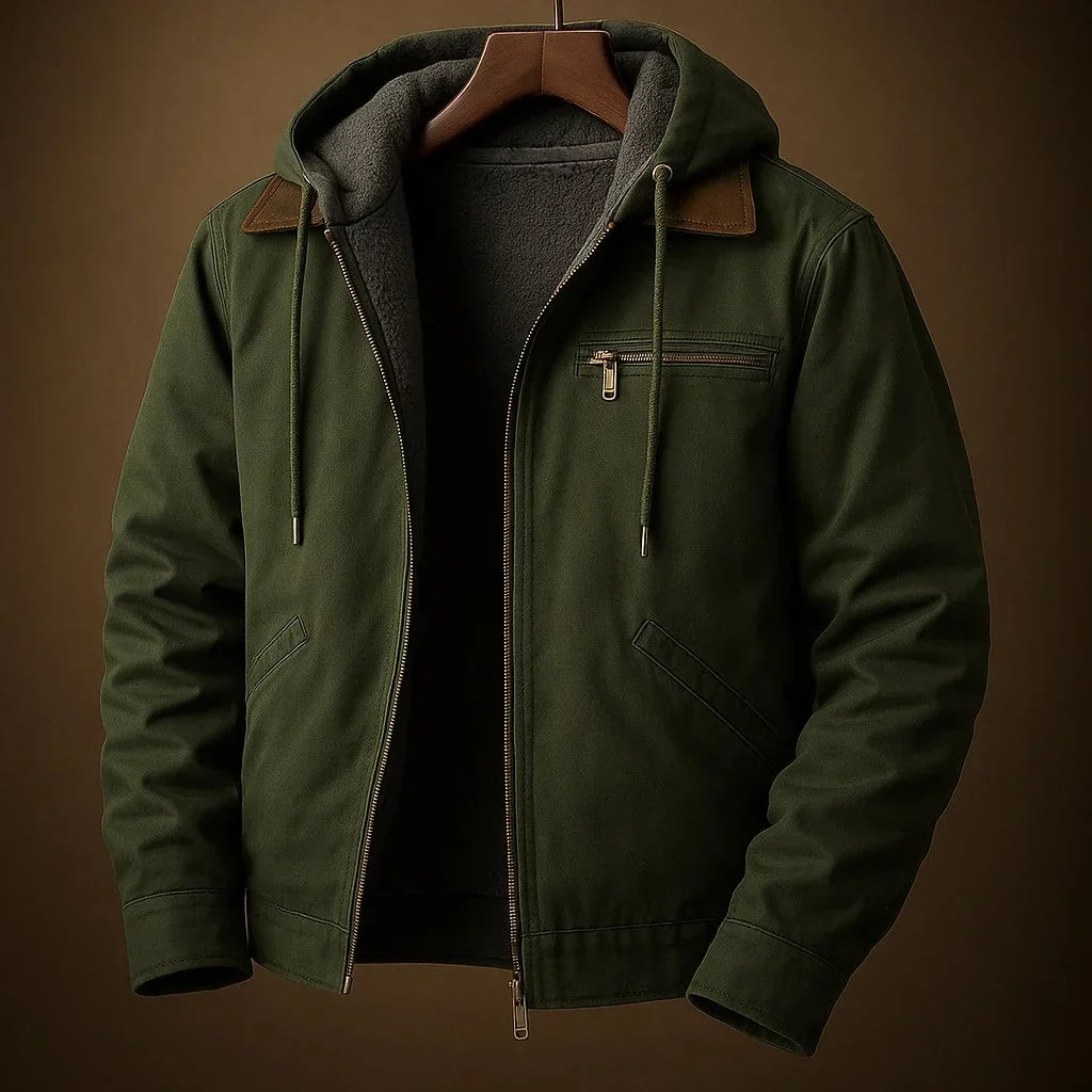 Simon | Hooded Work Jacket