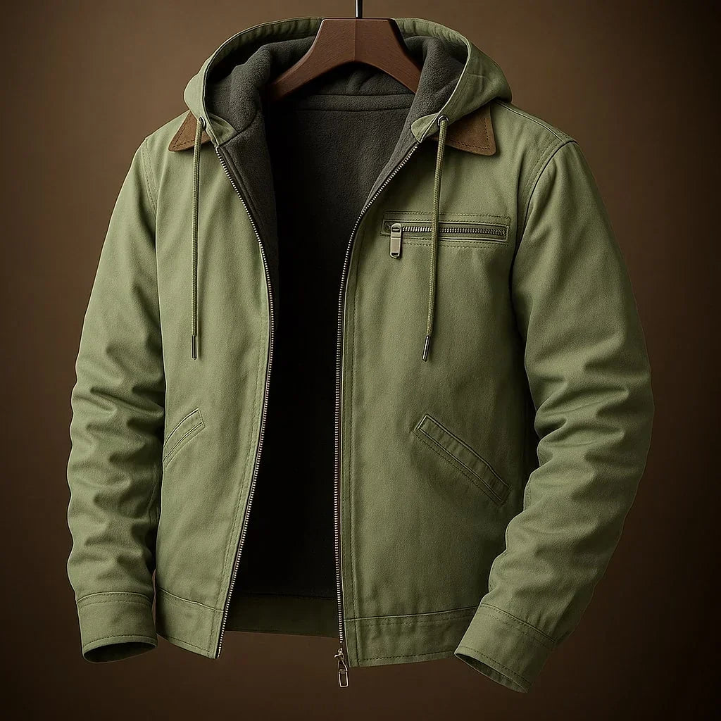 Simon | Hooded Work Jacket