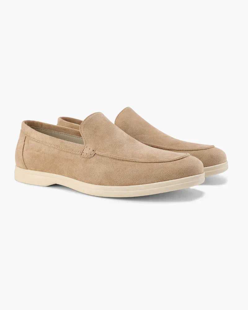 Comfort | Men's Light Brown Suede Loafers