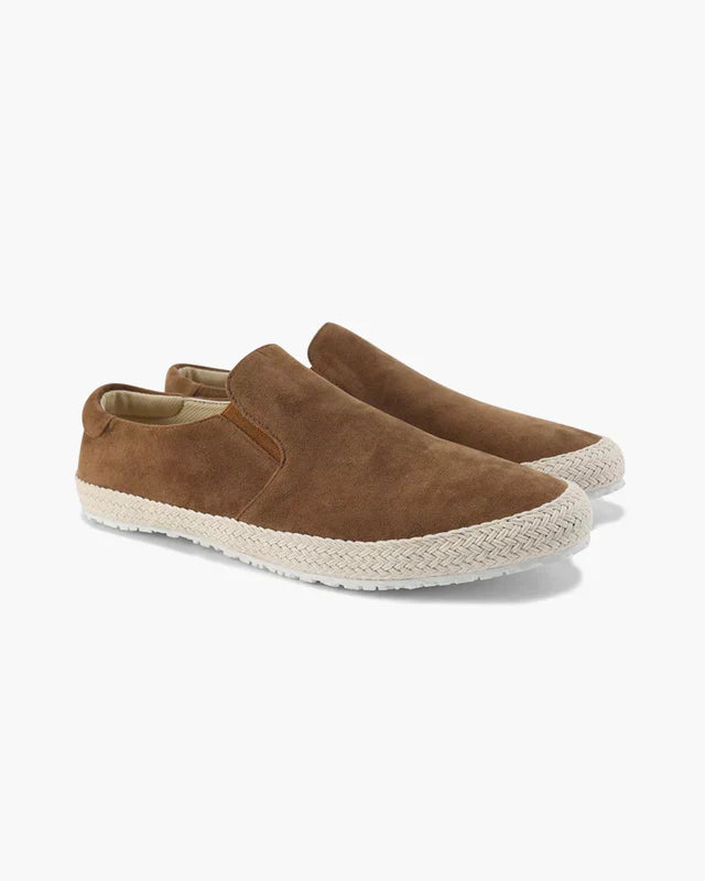 Riviera | Men's Brown Suede Espadrilles
