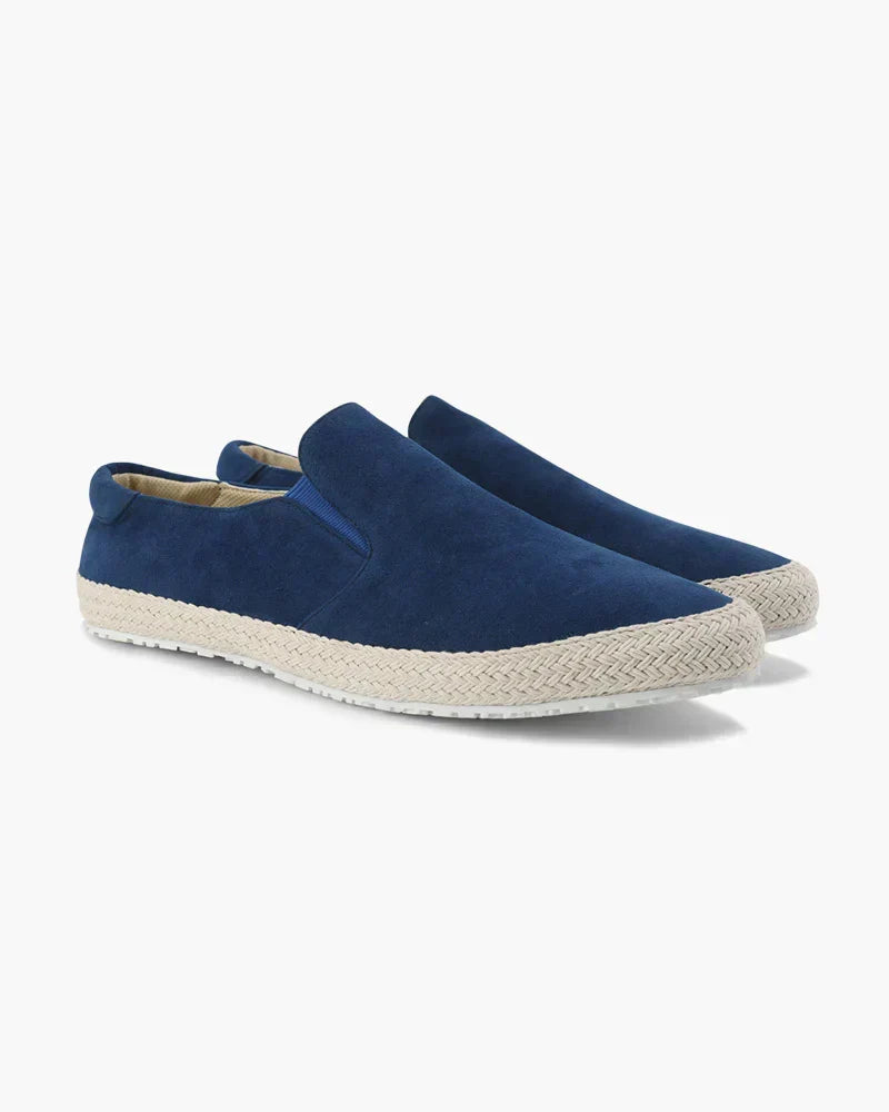 Riviera | Men's Blue Suede Espadrilles