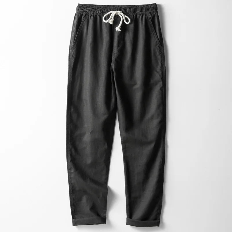 Men's Elegant SANTORINI Linen Trousers