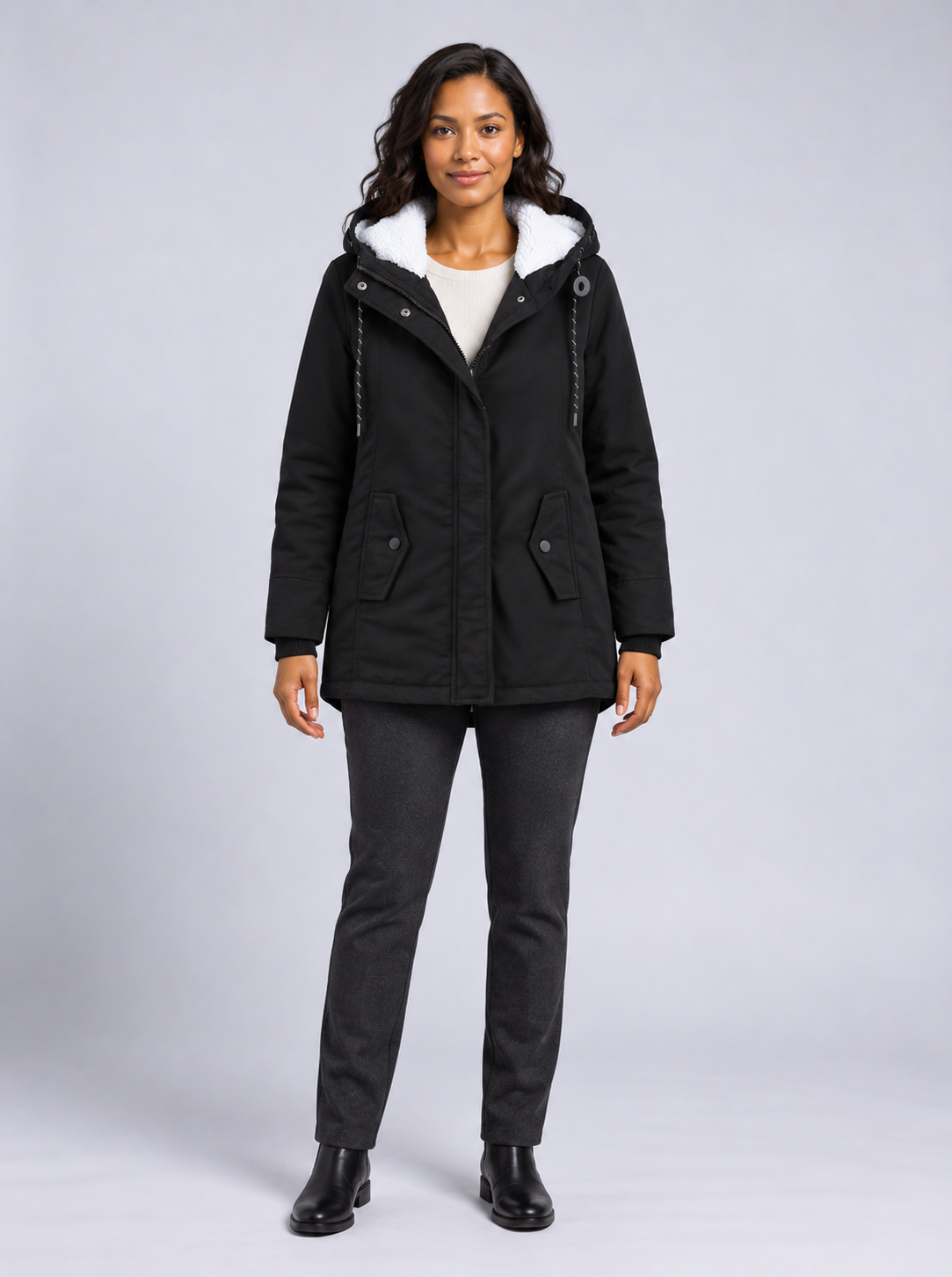 Femke| Weatherproof Cozy Hooded Jacket