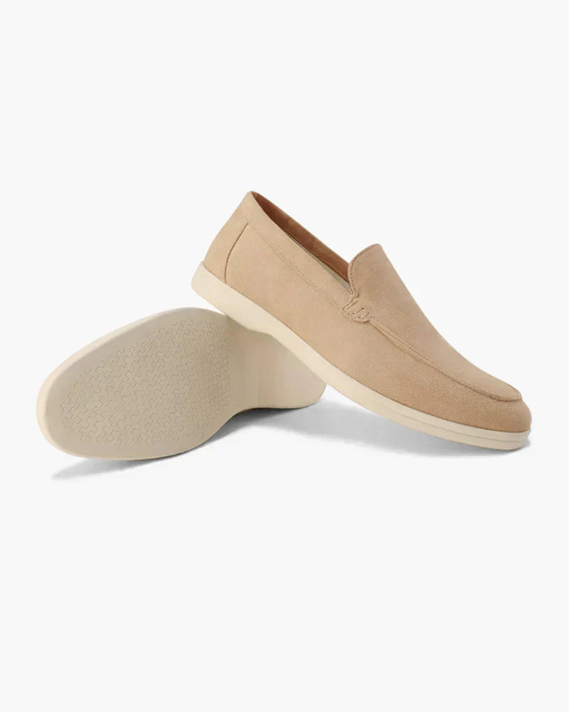 Comfort | Men's Light Brown Suede Loafers