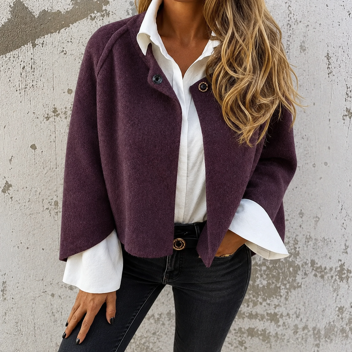 Lauren | Women's Cozy Cropped Autumn Jacket