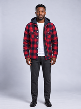 Hilton | Quilted Plaid Hooded Coat