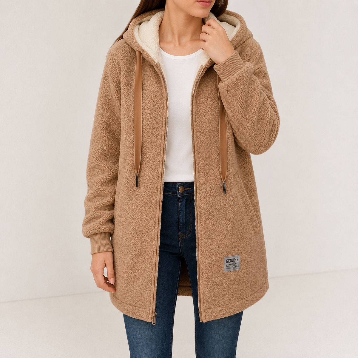 Wendy | Women's Soft Fleece Hooded Jacket