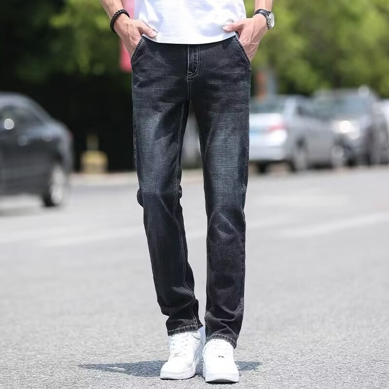 Straight | Men's Classic Versatile Denim Jeans