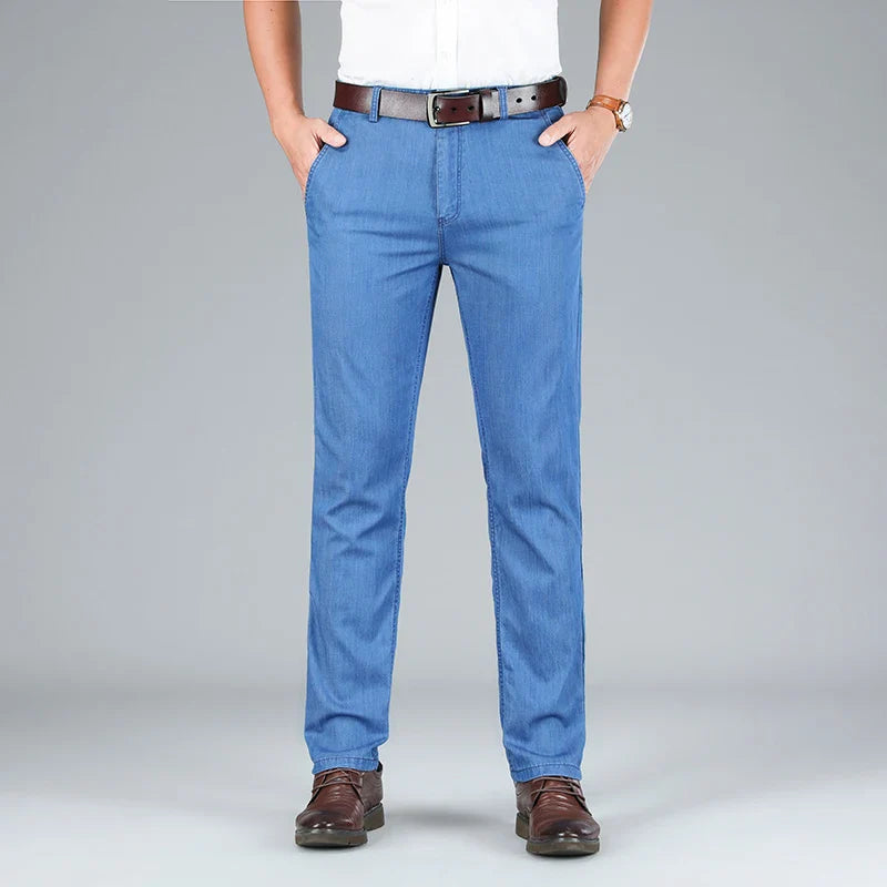 High | Men's High-Waist Loose Fit Denim Jeans