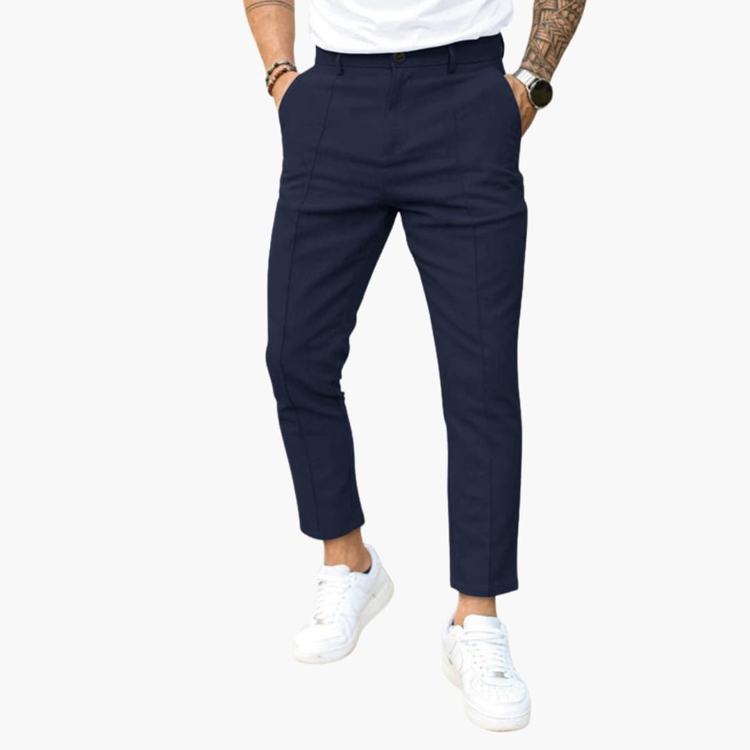 Slim | Men's Narrow-Leg Summer Trousers