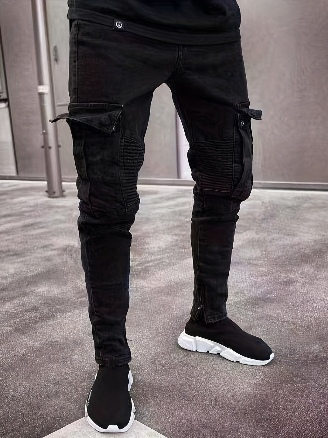 Stretch | Men's Slim Fit Cargo Jeans