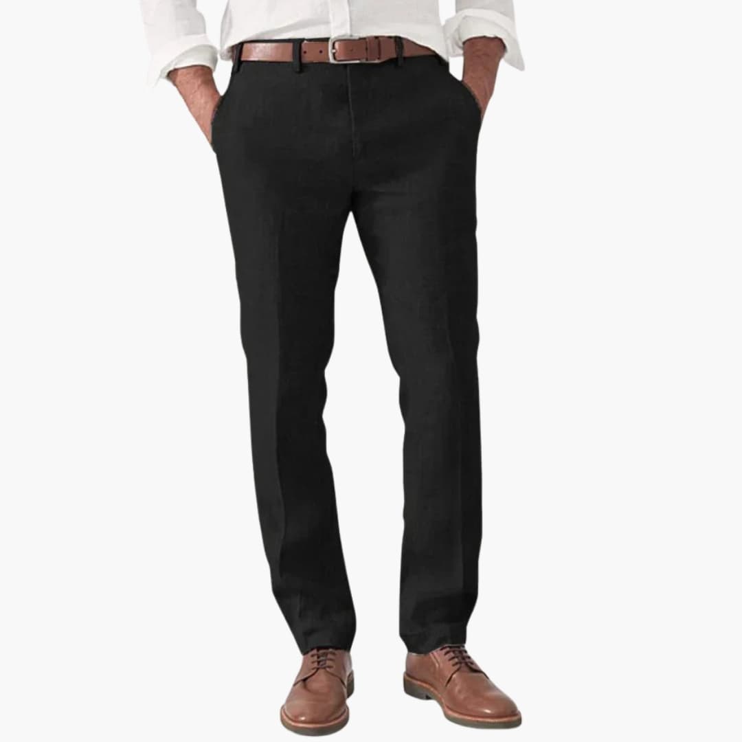 Summer | Men's Elegant Straight-Leg Trousers