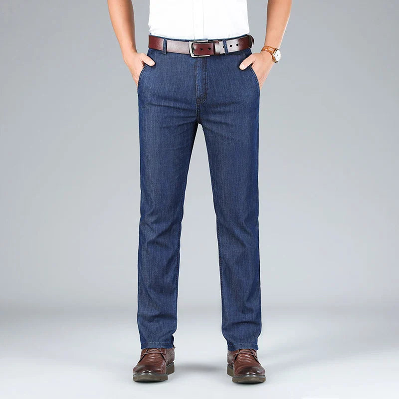 High | Men's High-Waist Loose Fit Denim Jeans