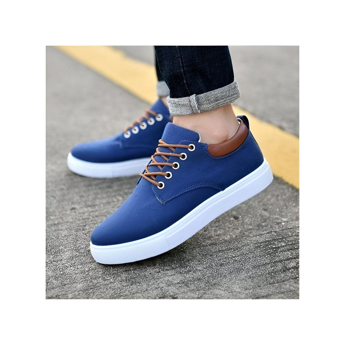 Canvas | Men's Lace-Up Casual Sneakers