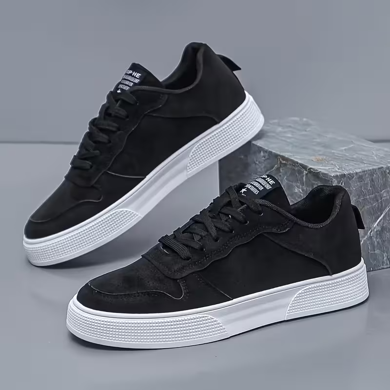 Onyx | Men's Versatile Black Sneakers