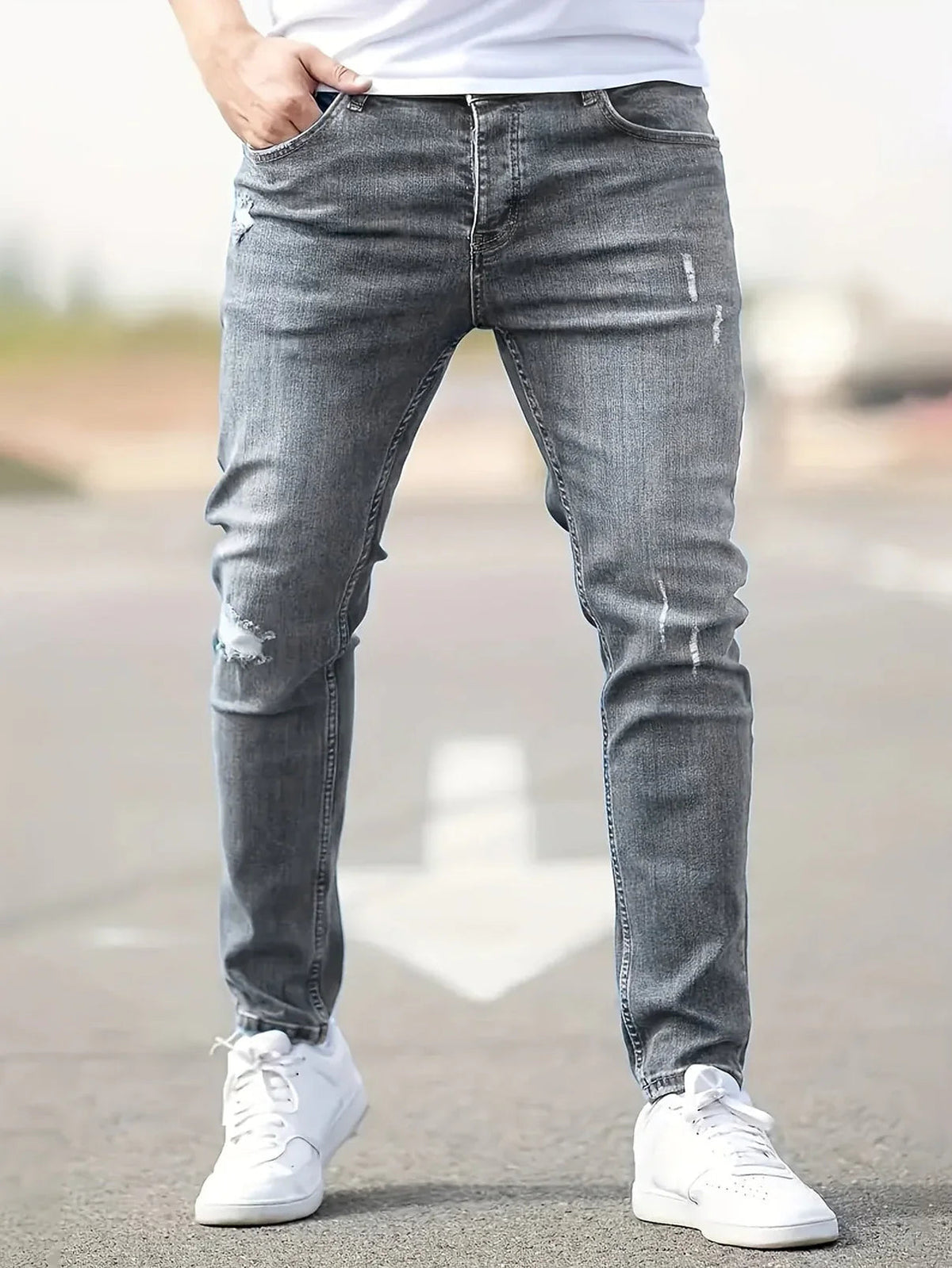 Slim | Men's Distressed Summer Jeans
