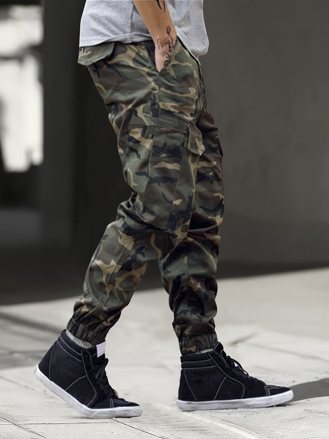 Camo | Men's Versatile Outdoor Cargo Pants