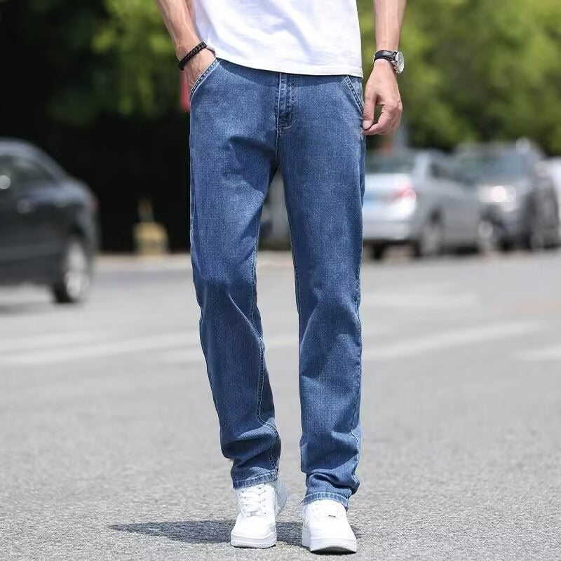 Straight | Men's Classic Versatile Denim Jeans