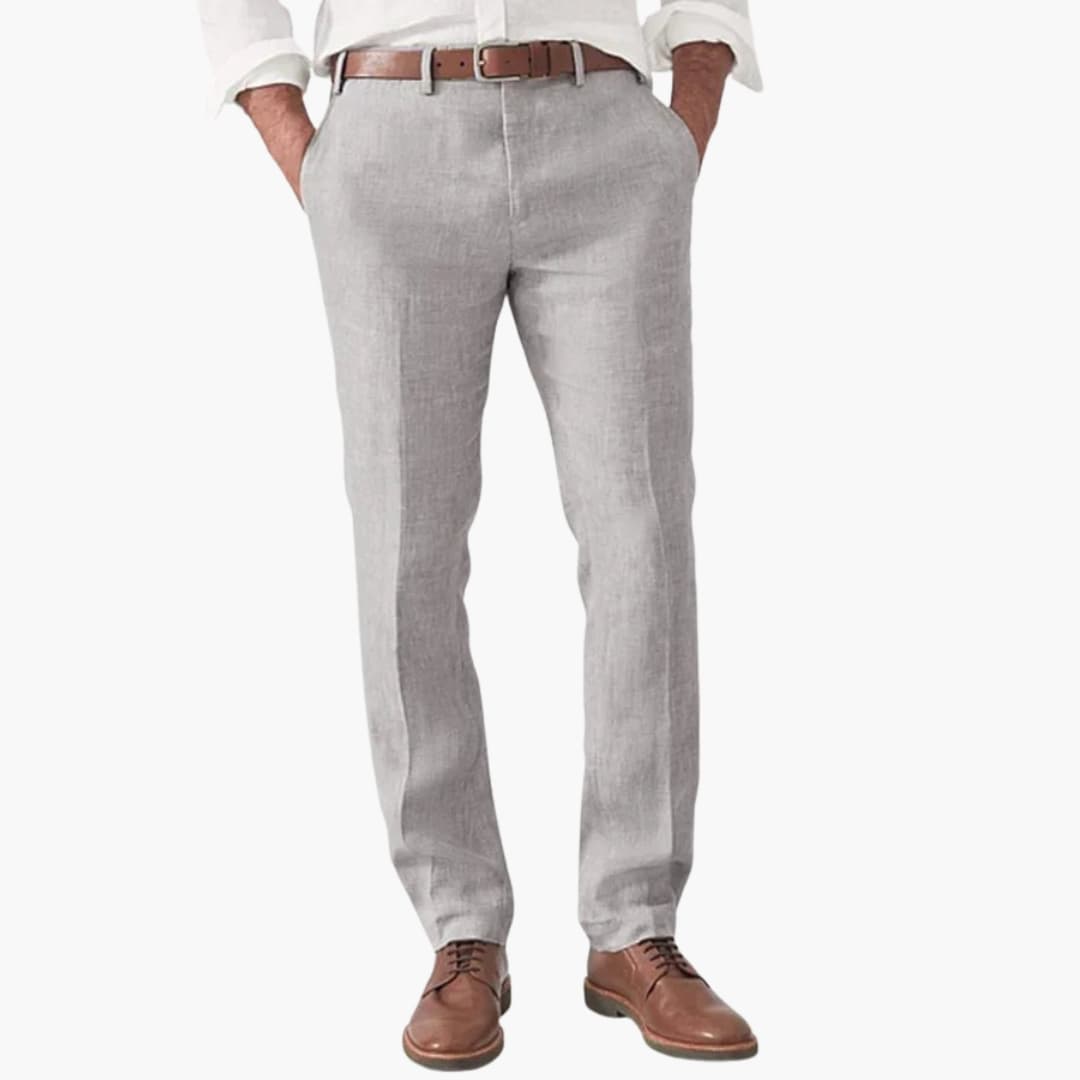 Summer | Men's Elegant Straight-Leg Trousers