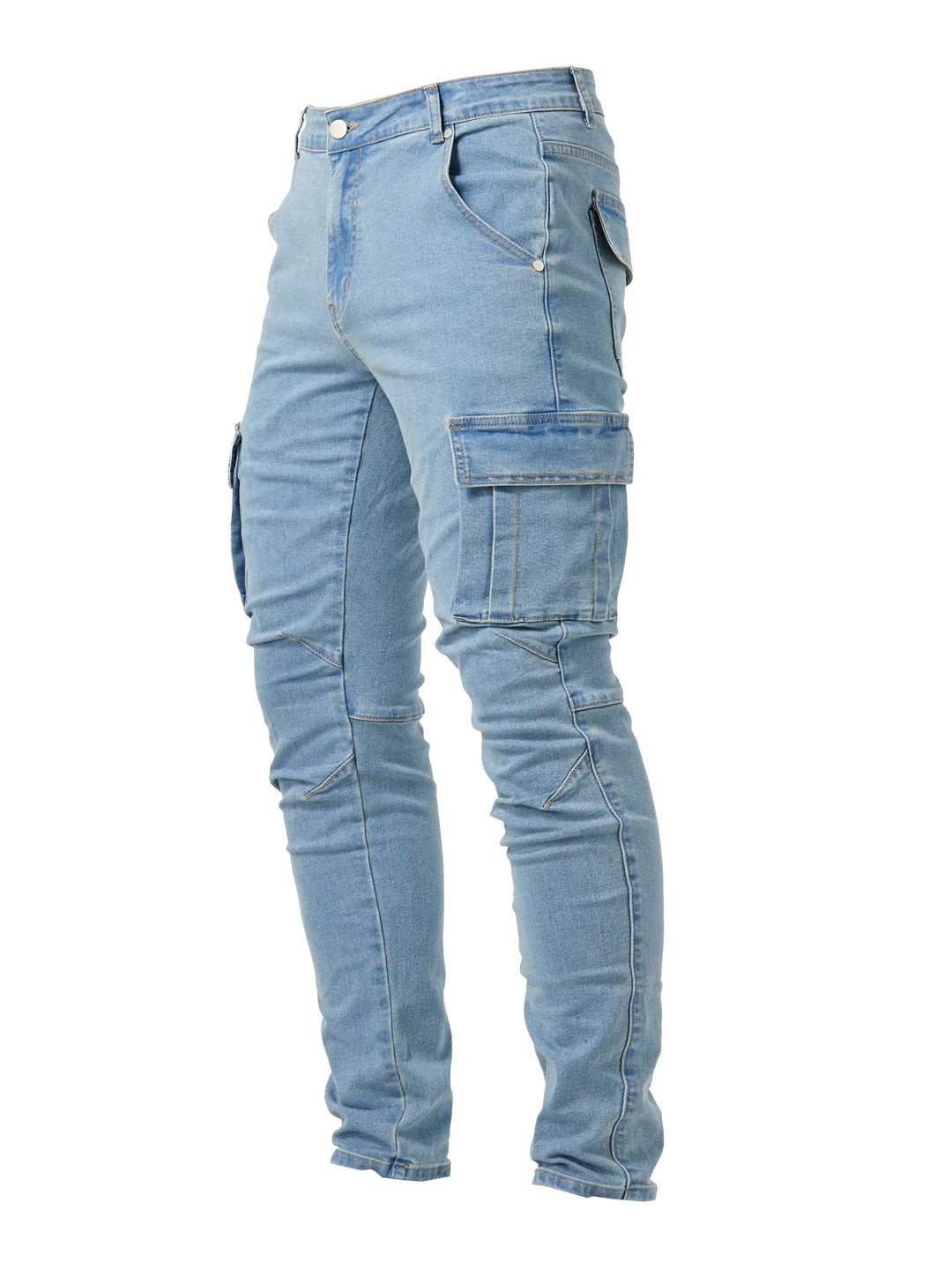 Slim | Men's Trendy Multi-Pocket Cargo Jeans