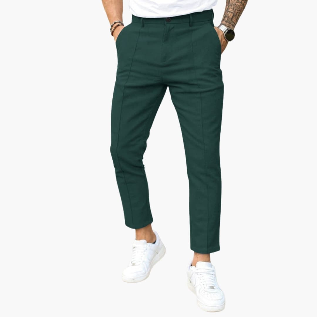 Slim | Men's Narrow-Leg Summer Trousers