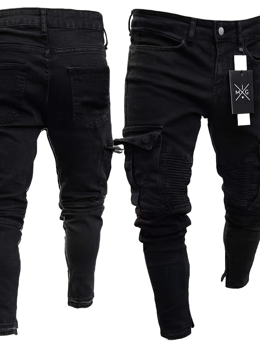 Stretch | Men's Slim Fit Cargo Jeans