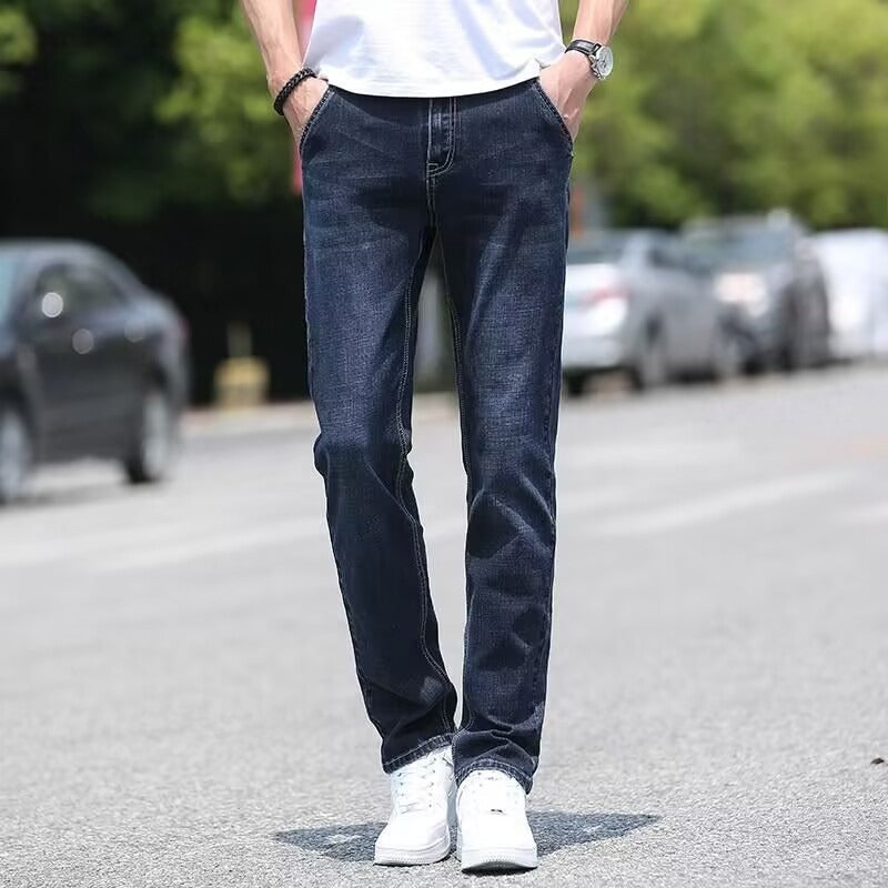 Straight | Men's Classic Versatile Denim Jeans