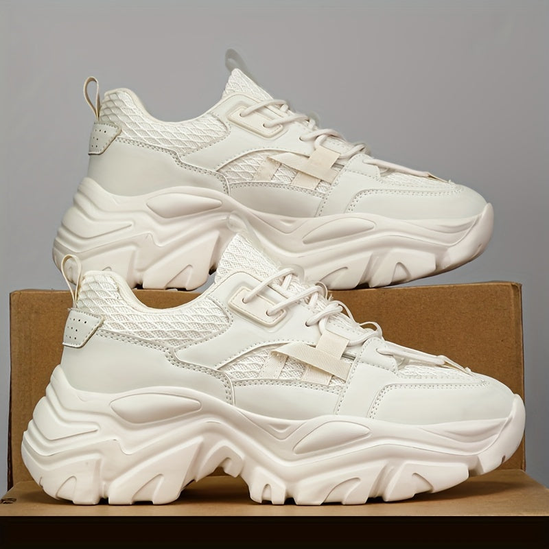 Chunky | Men's Trendy Cushioned Thick Sole Sneakers