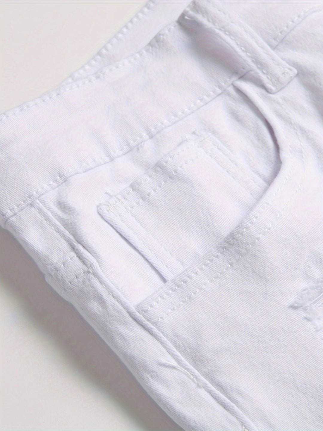 White | Men's Skinny Fit Contemporary Jeans