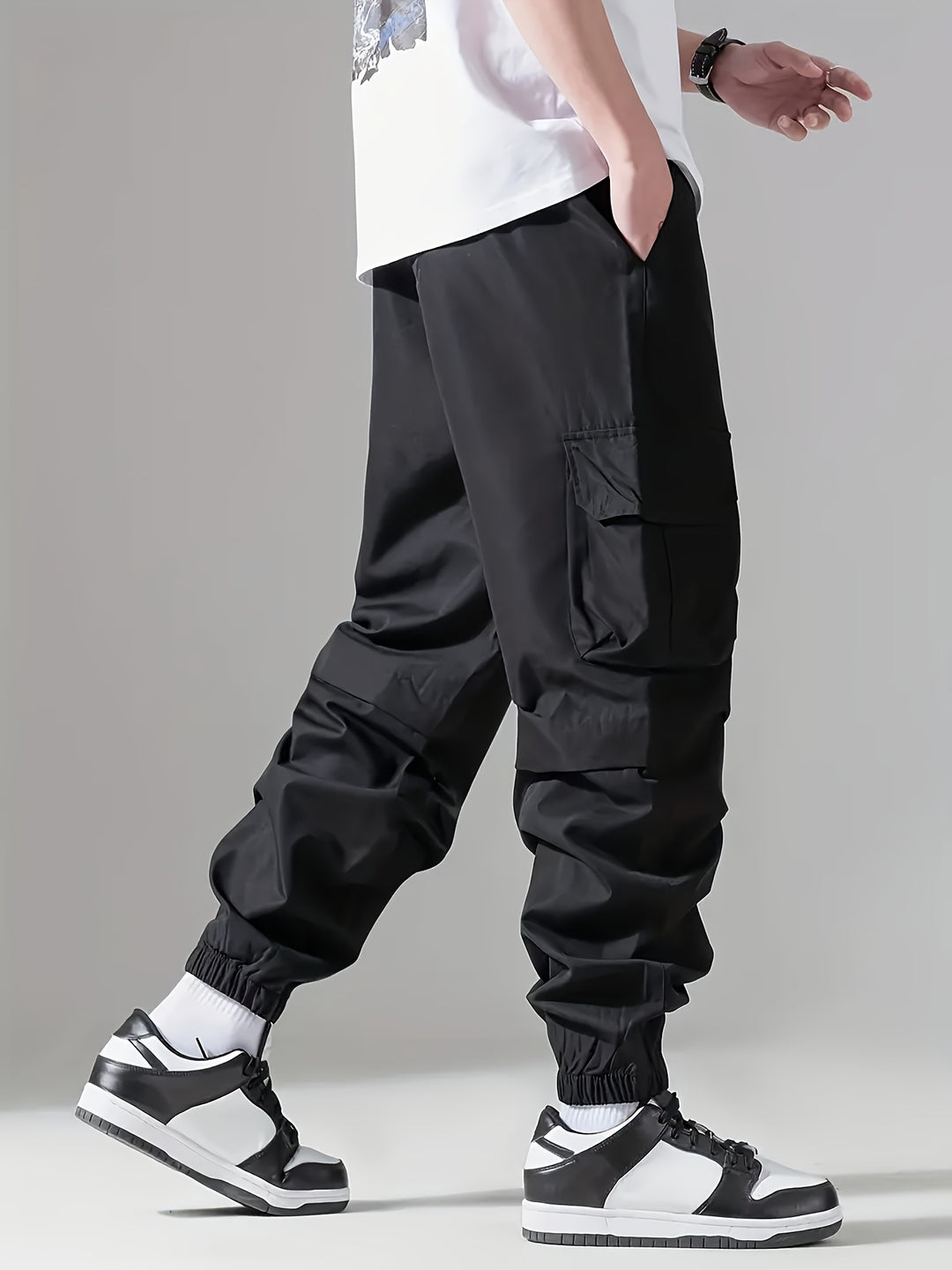 Solid | Men's Casual Outdoor Cargo Pants