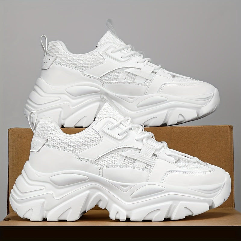 Chunky | Men's Trendy Cushioned Thick Sole Sneakers