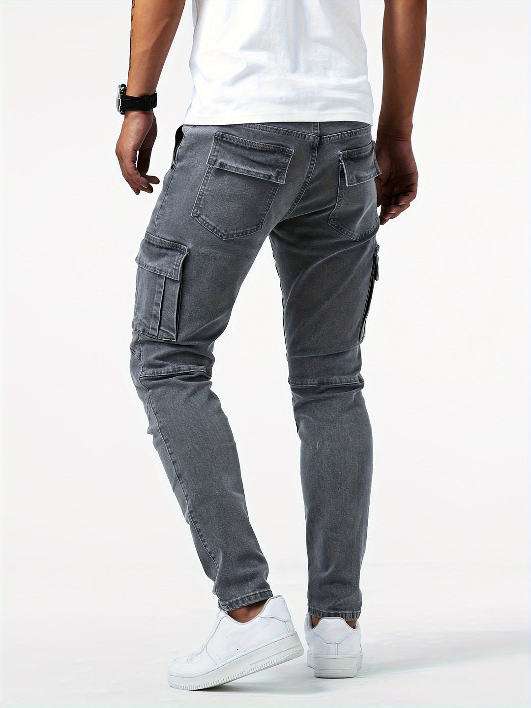 Slim | Men's Trendy Multi-Pocket Cargo Jeans