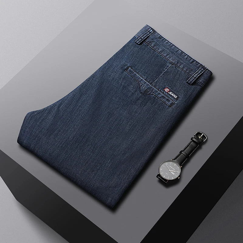 High | Men's High-Waist Loose Fit Denim Jeans