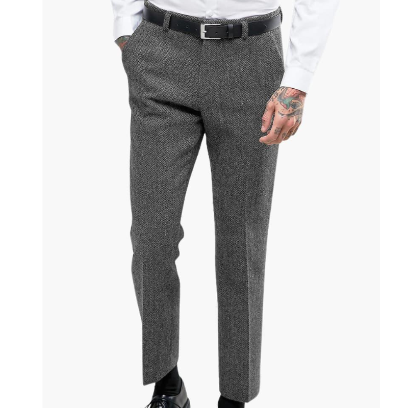 Vintage | Men's Classic-Fit Elegant Trousers