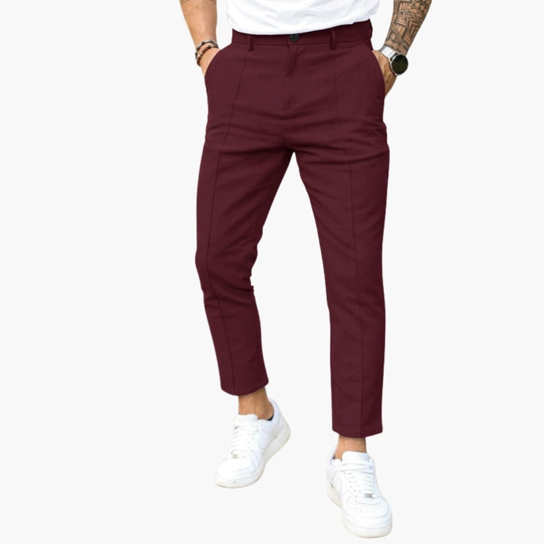 Slim | Men's Narrow-Leg Summer Trousers