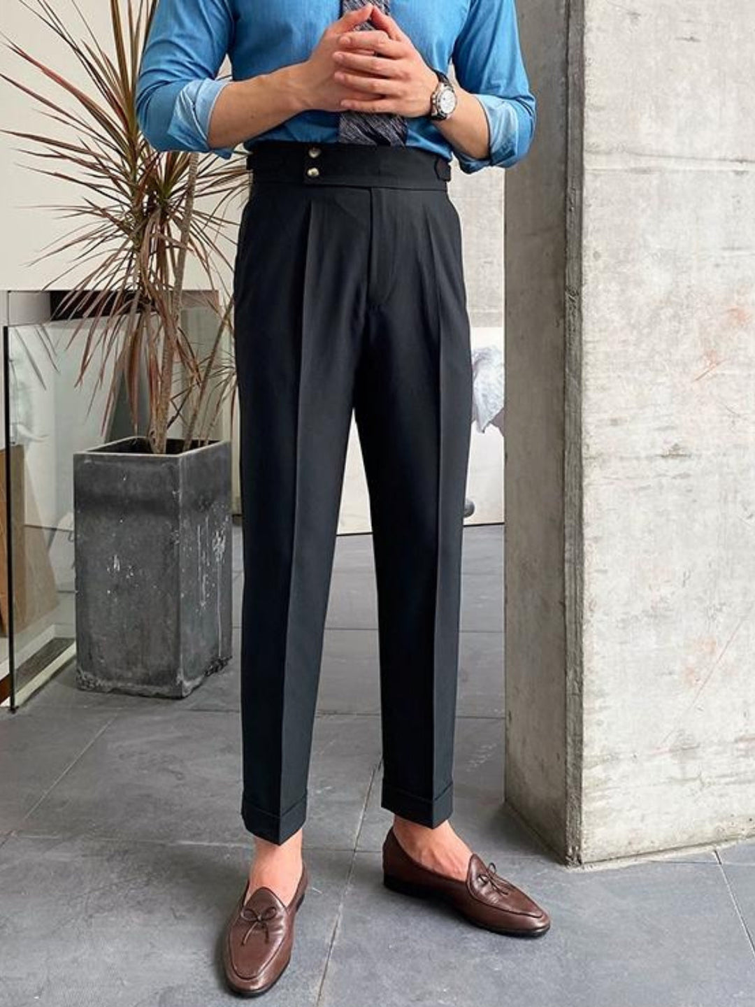 Gurkha | Men's High-Waist Professional Trousers