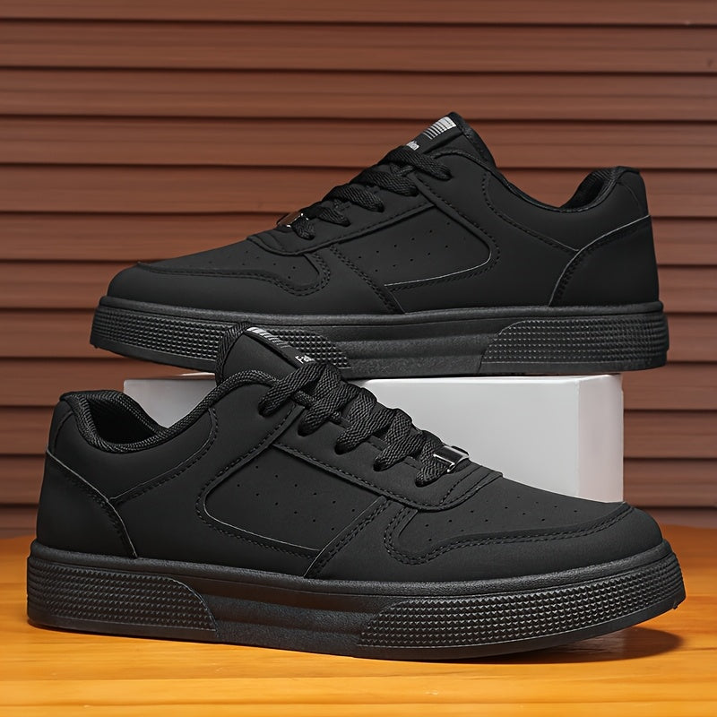 Onyx | Men's Versatile Black Sneakers