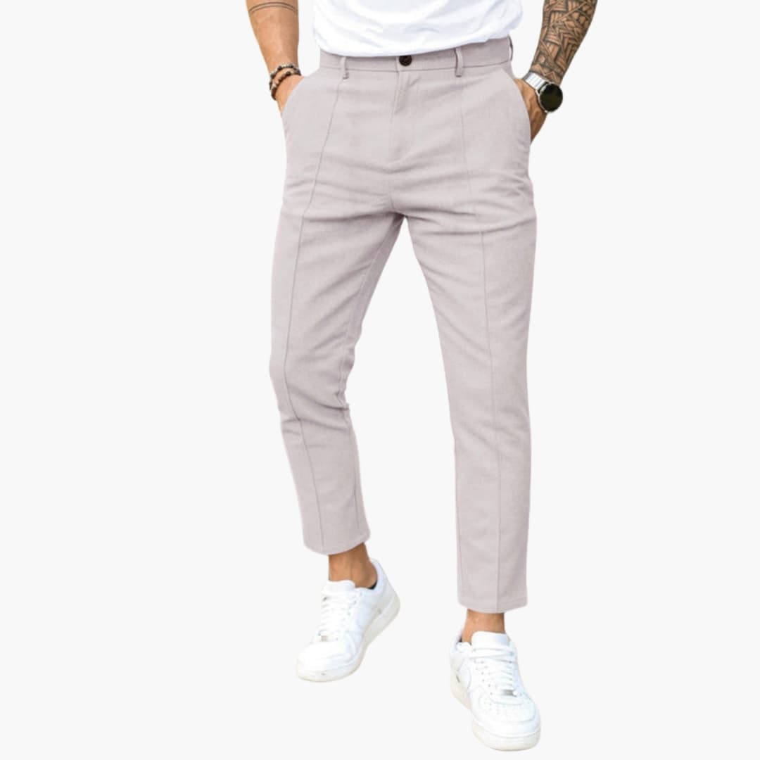 Slim | Men's Narrow-Leg Summer Trousers